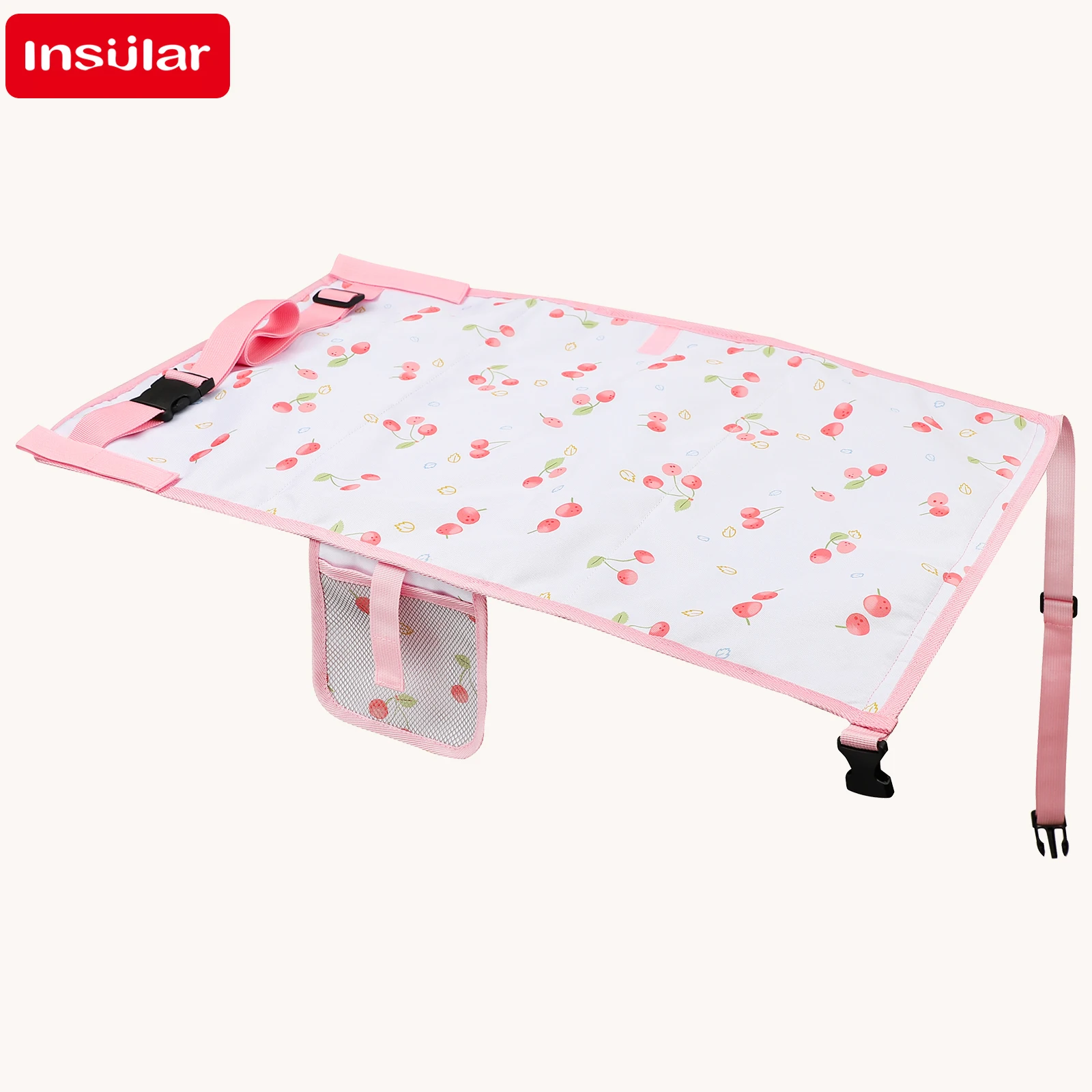 Portable Children's Train Hammock with Waterproof Extension Pad Easy to Clean Kids Airplane Seat Extender Toddler Travel Bed