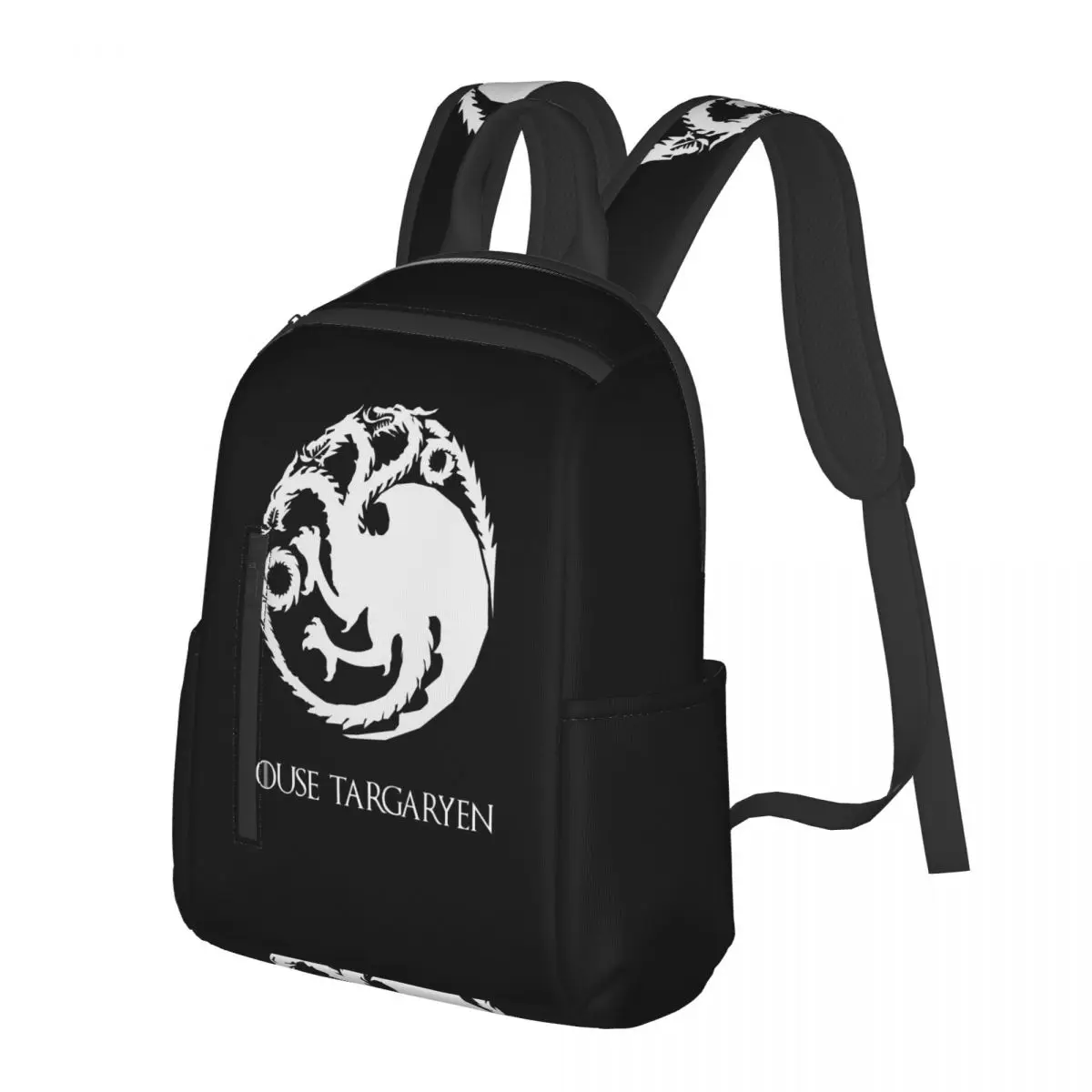 Game Of Thrones House Targaryen (4) Student Backpack School Bag Hiking Travel Daypack for Boys Girls Bookbag Shoulder Bags