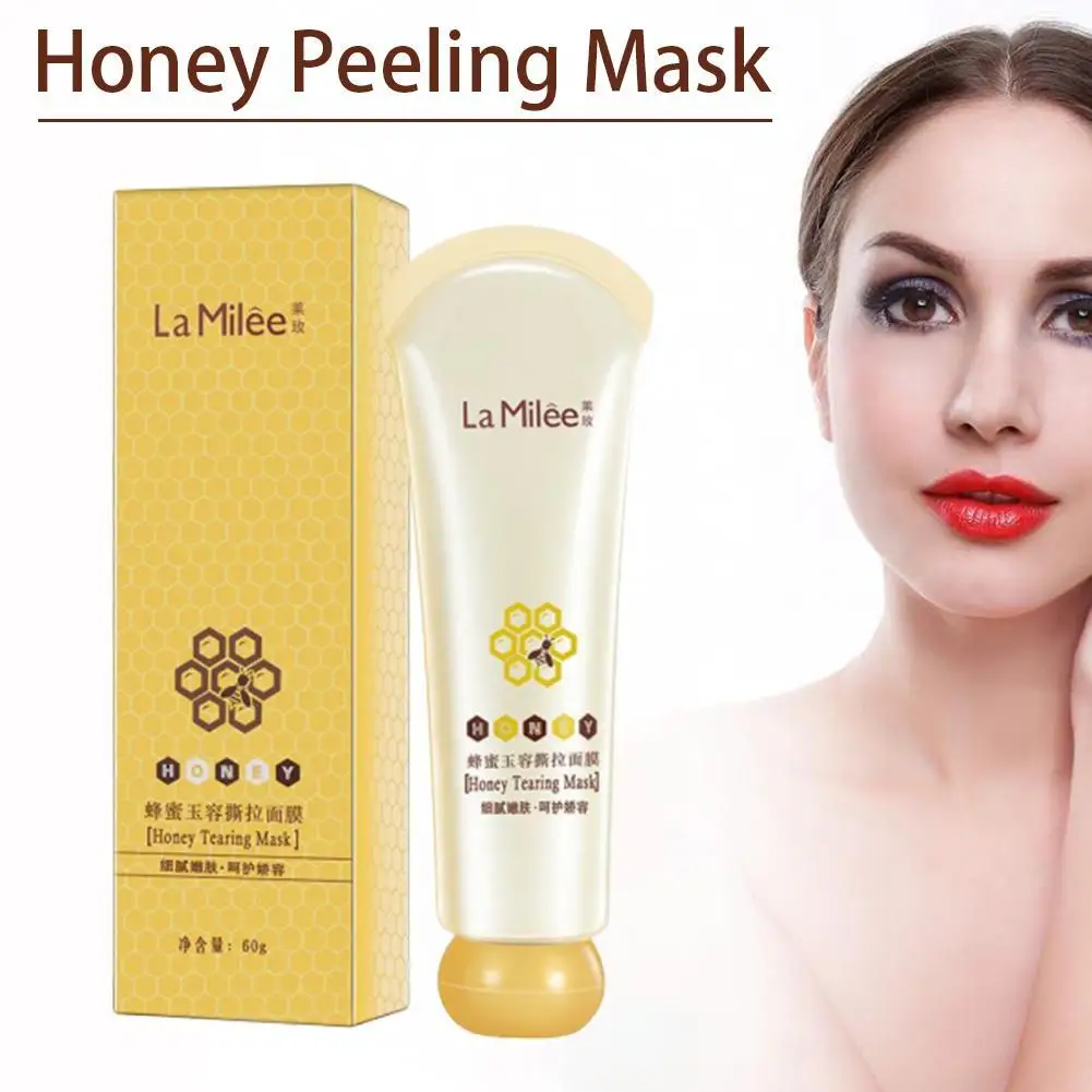 LA MILEE Tear-Off Honey Mask Blackhead Exfoliation Cleansing Skin Hydration Mask 60g