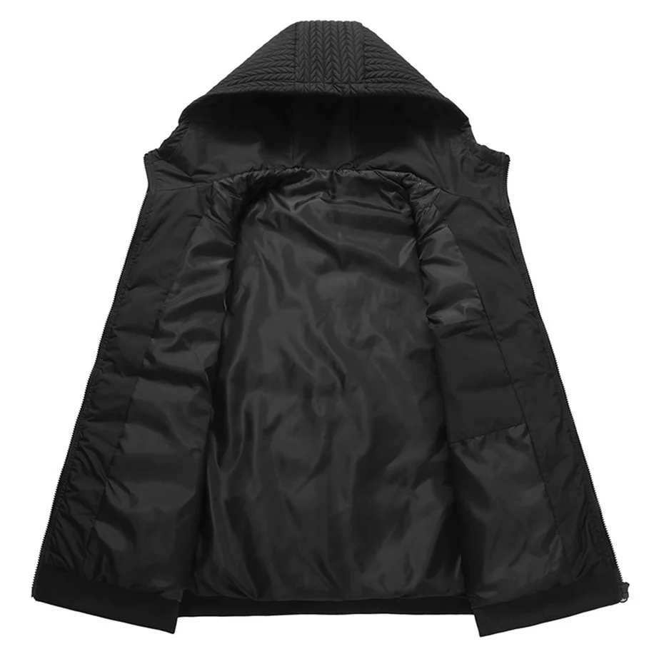 12XL Plus Size Parkas Men Winter Thick Jacket Fashion Casual Sleeve Patchwork Jackets Coats Male Padded Jacket Big Size
