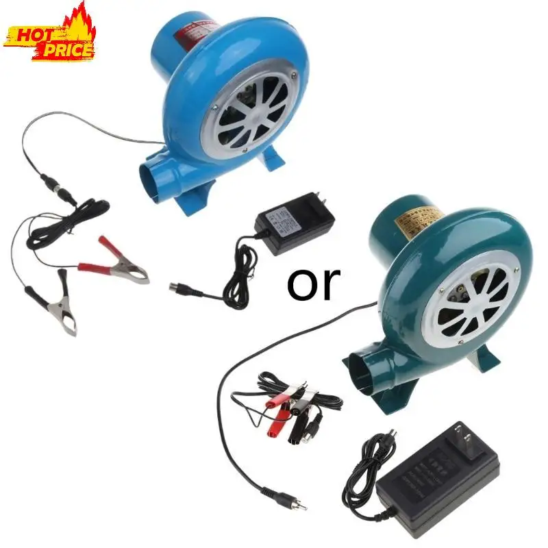 

Воздуходувка для барбекю, розжиг для угля, 100-240 В, вентилятор для плиты с регулируемой скоростью, 2800R, 12 В постоянного