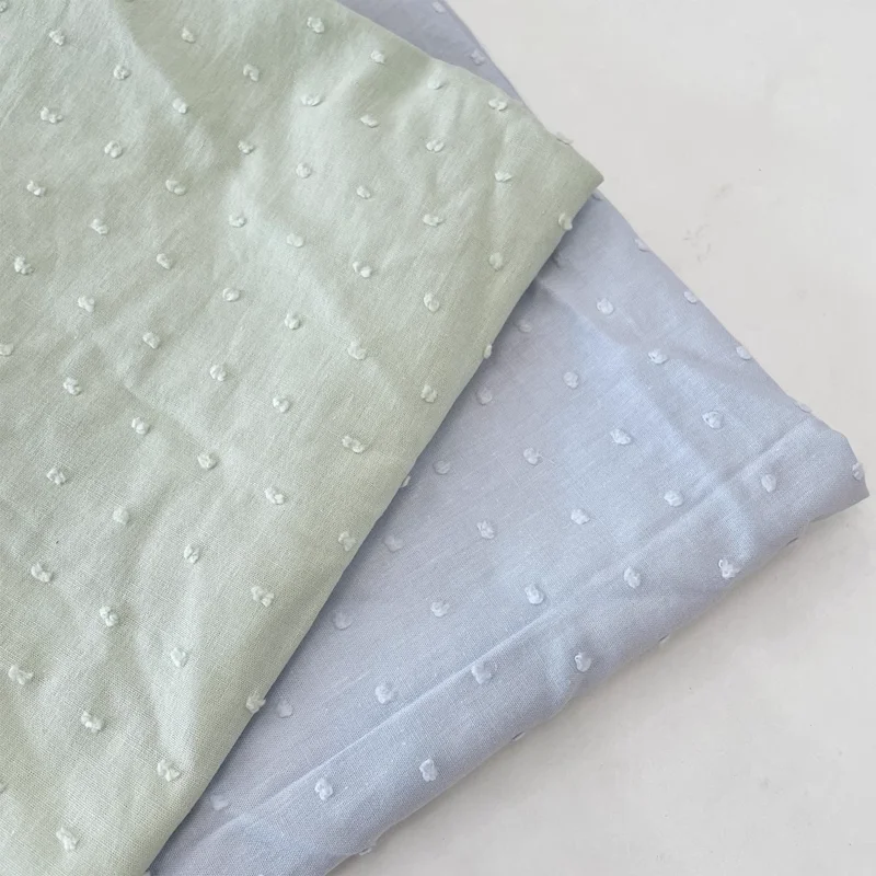 145 سنتيمتر * 50 سنتيمتر نسيج القطن مع منقطة مناسبة لفساتين اليدوية المصنوعة يدويا منامة