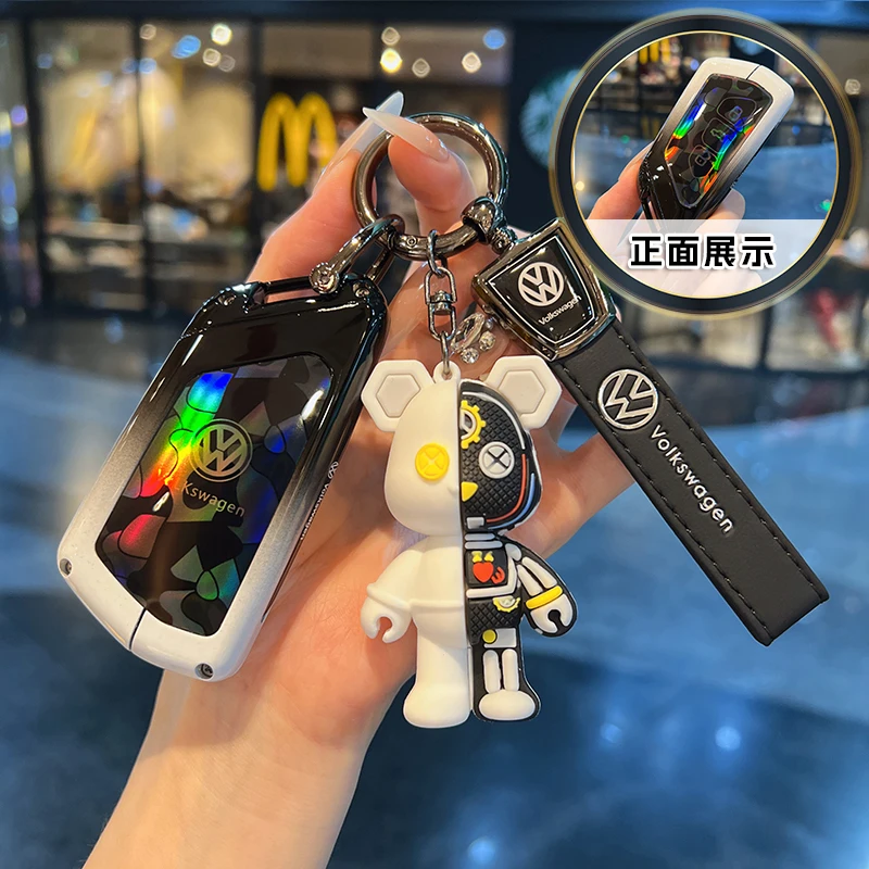 

Чехол для автомобильного ключа для VW Volkseagen Golf 8 MK8 ID.3 ID.4 Cupra Skoda Octavia A8 SEAT Leon MK4 2020 2021 Formentor Tarraco