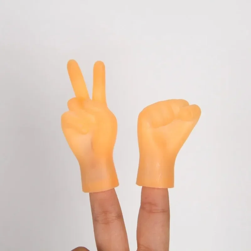Volwassen Kind Nieuwigheid Speelgoed Grappige Mini Handen Creatieve Vinger Fidget Speelgoed Zachte Kleine Hand Plaag De Kat Huisdier Speelgoed
