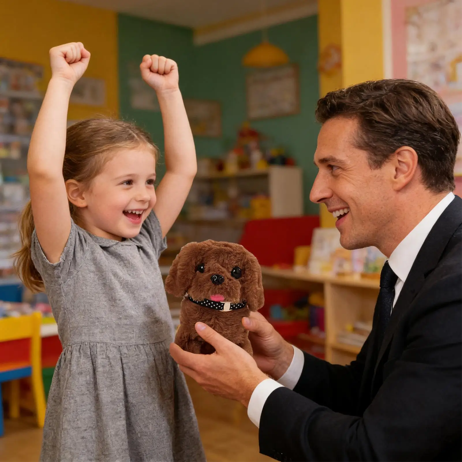 Electric Walking Dog Interactive Educational Walking Dog Electronic Toy Robot Pet For Boys Girls Preschoolers Children Living