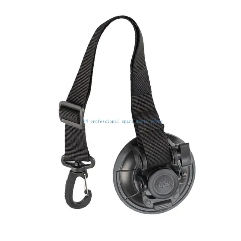 41XA حامل حزام تثبيت الباب، حزام تثبيت شديد التحمل، مشابك قابلة للتعديل، حزام كوب شفط باب المنزل المحمول