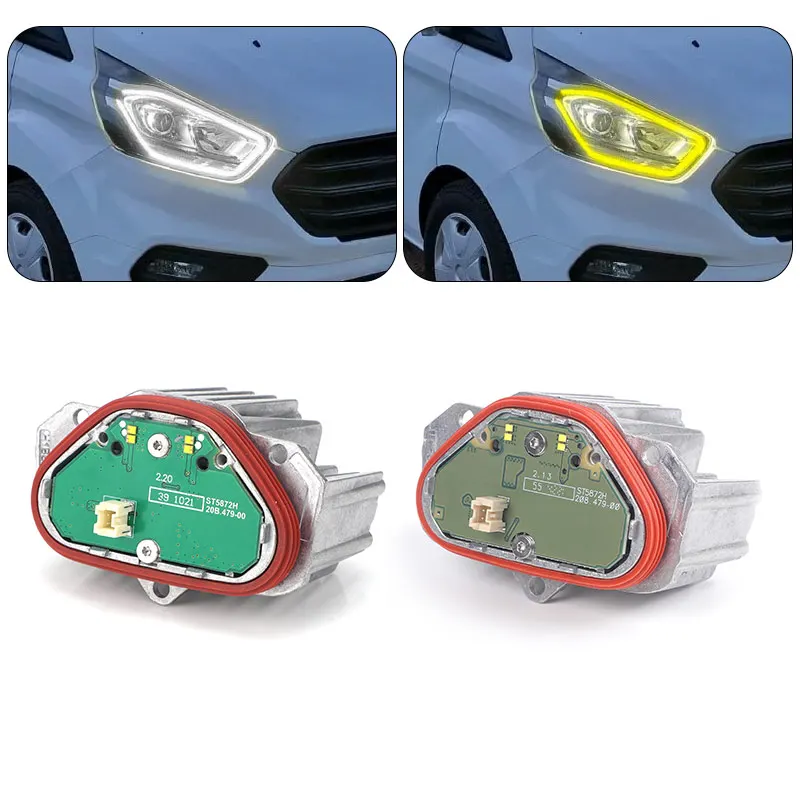 

H1BB13D278AC светодиодный источник дневных ходовых огней, модуль управления драйвером для Ford Fiesta MK8 MK7 VII HJ HF Focus MK4 IV ST