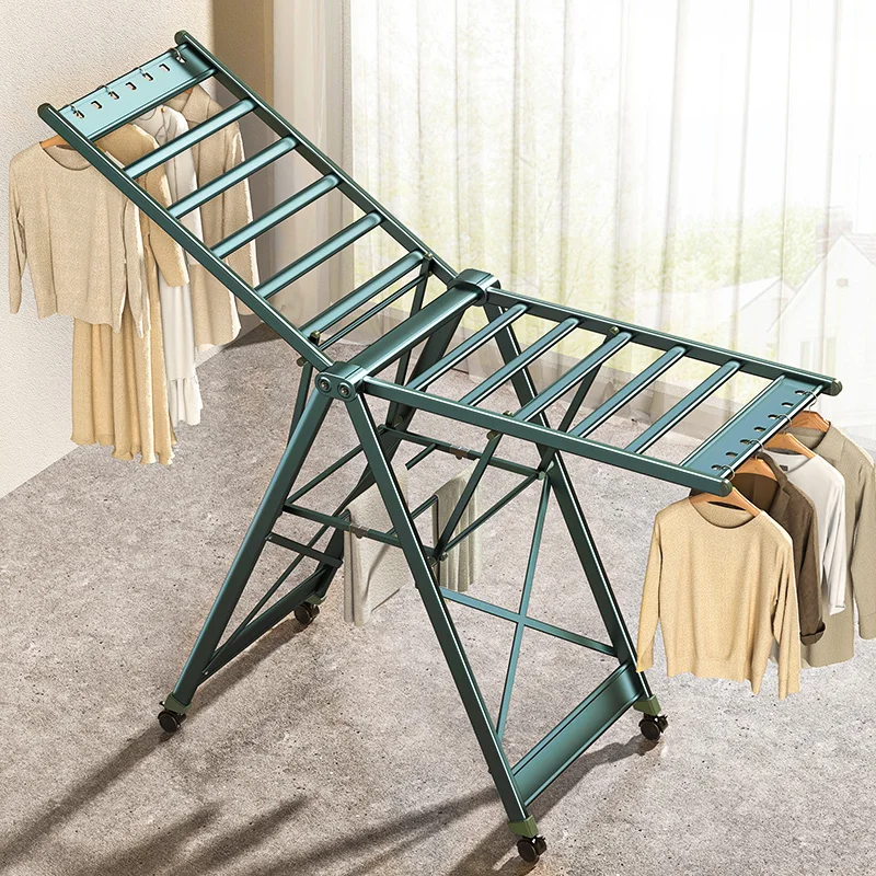 

Space-Saving Foldable Floor Clothes Drying Rack Adjustable Laundry Stand Compact Bedding Dryer Portable Hanger Rack Durable