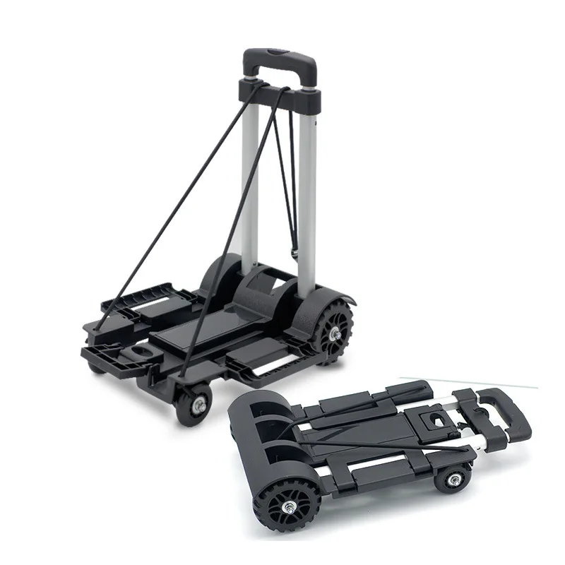 

Foldable Lightweight Hand Truck – Portable Folding Cart for Outdoor Camping, Heavy Duty Luggage Trolley for Moving Grocery