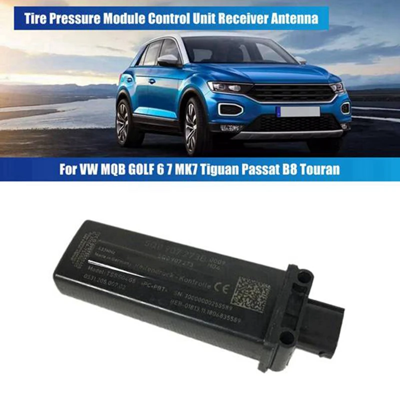 TPMS Tire Pressure Module Control Unit, Antena Receptora para VW MQB GOLF 6 7 MK7 Tiguan Passat B8 Touran, 5Q0907273B