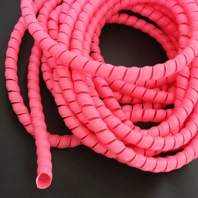 5/10m Kabelbeschermer 8mm ~ 16mm Flexibele spiraalvormige wikkelkabelbeschermer kabelmof