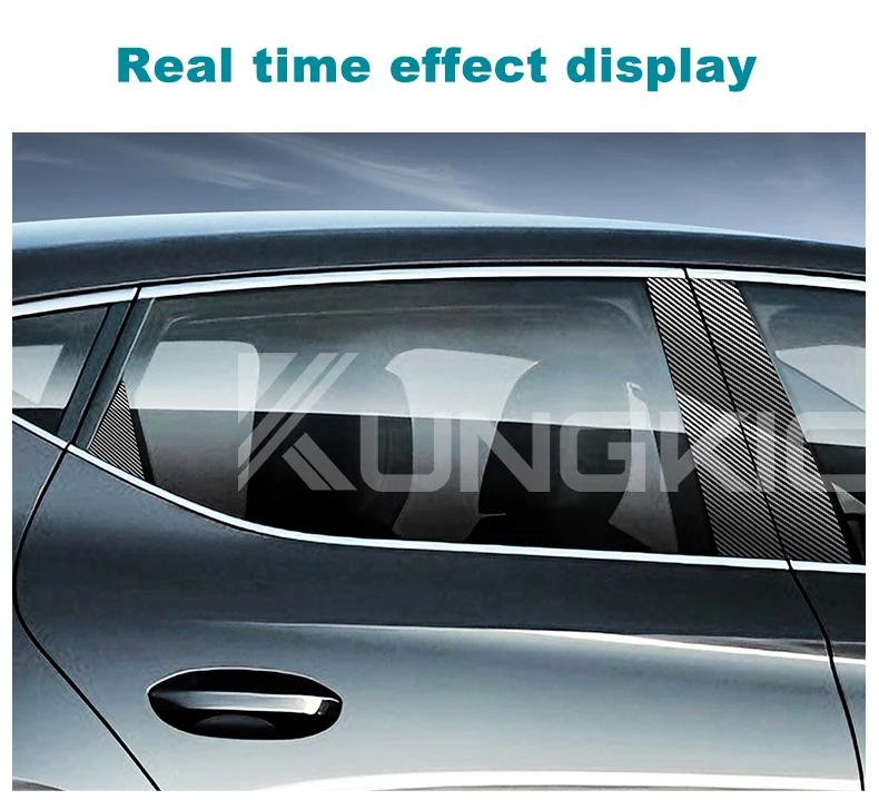 Für Seat Leon MK3 2013 2014 2015 2016 2017 2018 2019 2020 Autofenster Türsäule B C Säule Post Trim glänzend schwarz PC Aufkleber – Detail 7