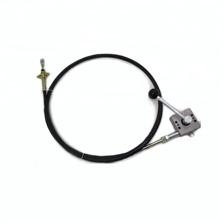 # for Machinery Accessories Roller Throttle Joystick Lever Loader Push Pull Handle With Cable 2.2 Meter Long
