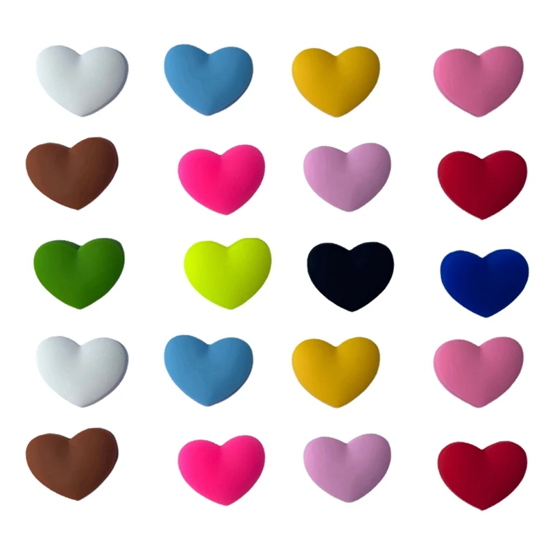 

Tennis Racket Heart-Shaped Cushion Silicone Heart-Shaped Damper DIY Tennis Racket Accessories