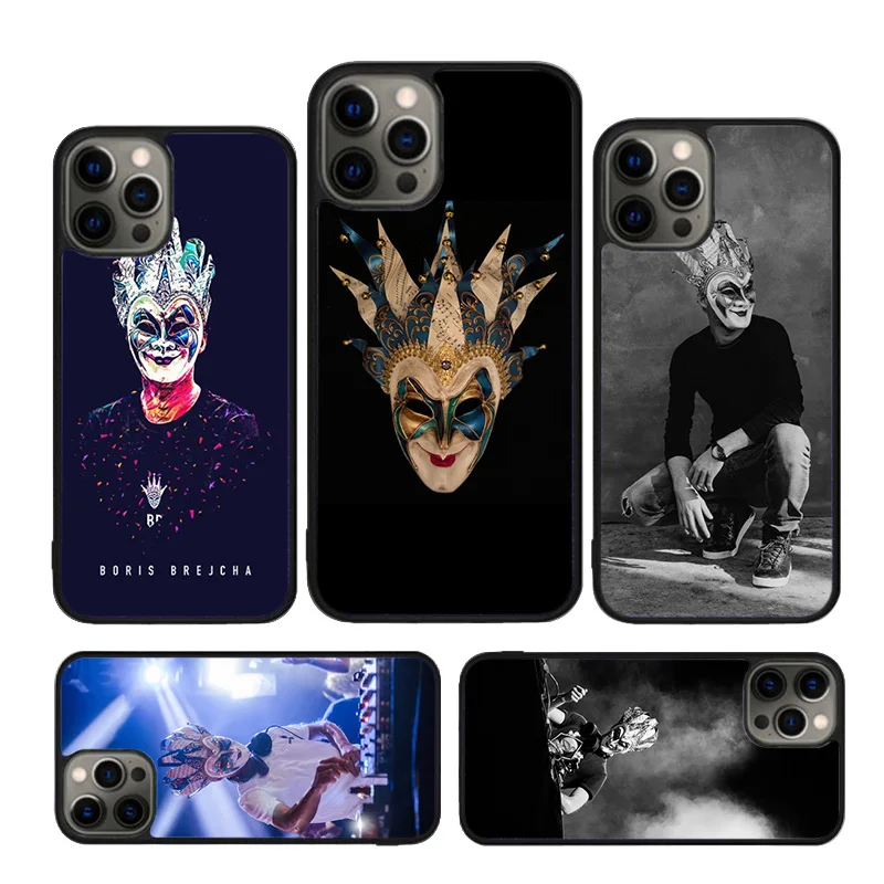 DJ Boris Brejcha Phone Case for iPhone 16 15 14 12 13 mini PLUS X XS XR 11 PRO MAX Back Cover Fundas Shell