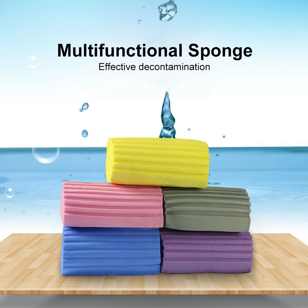 Damp Clean Sponge Duster Super Water Absorption Cleaning Sponge Brush Reusable for Cleaning Blind Vent Window Track Faucet Table