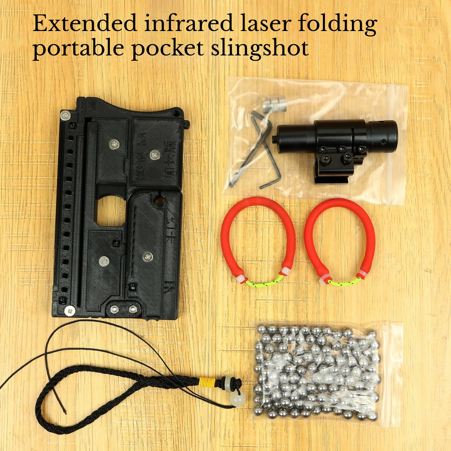 Large Capacity Magazine, Extended Infrared Laser Folding Portable Pocket, Outdoor Competitive Hunting EDC Tool