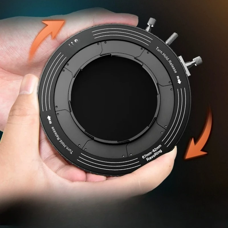 Adjustable dimmer nd filter, polarizer CPL black soft light mirror 67 77 82mm 3-in-1 variable VND3-1000 large aperture