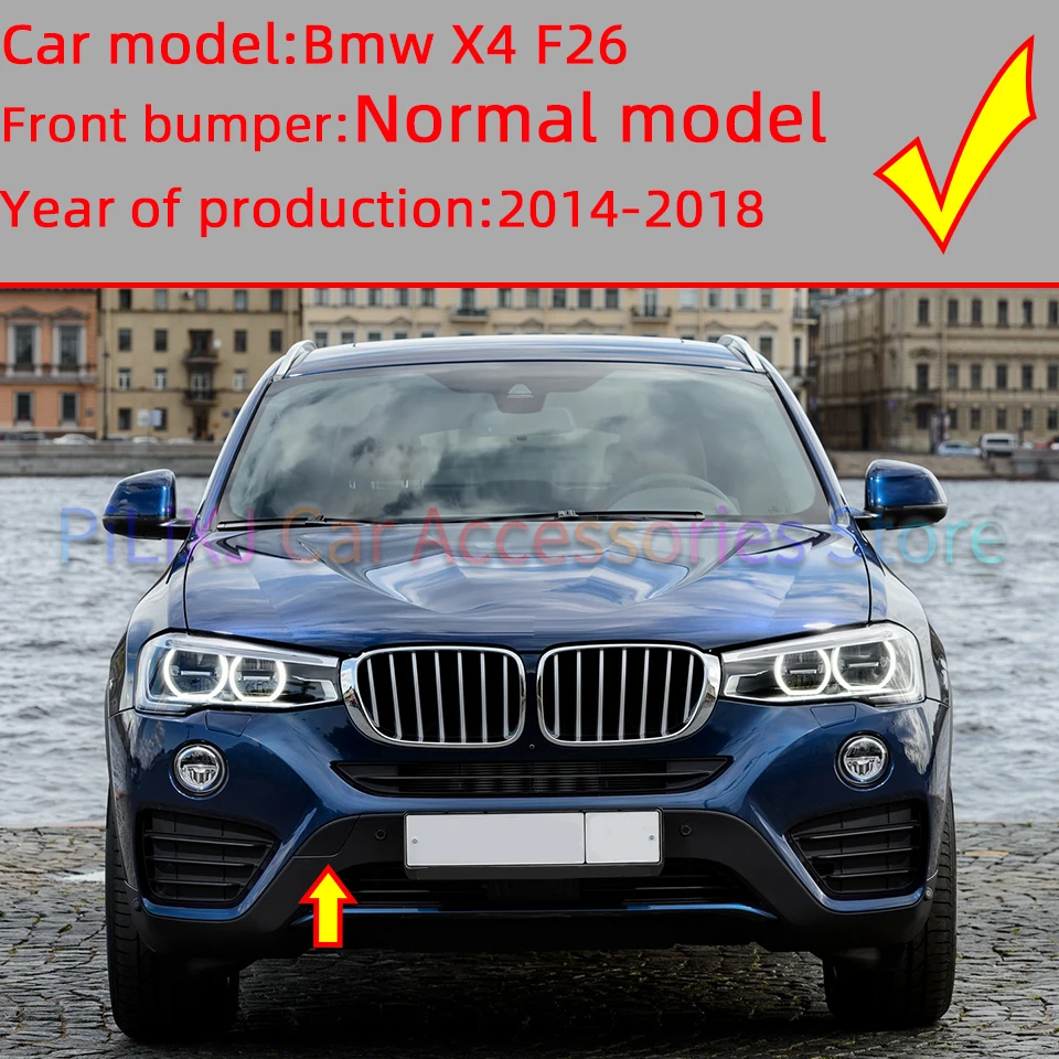 Voor Bmw X4 F26 Normaal Model Voorbumper Sleephaak Cover Dop Slepen Shell 2014 2015 2016 2017 2018 #51117338473 51127338754