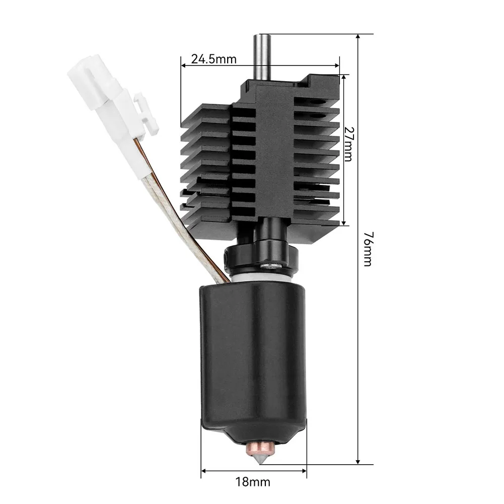 for k2 PLUS Heating Block Kit for 3D Printers with Tool-Free Disassembly All Metal Nozzle and Even Heat Distribution