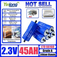 2.3V 45Ah 100% original Yinlong 66160 LTO lithium titanate battery 10C discharge DIY 12V 24V car audio SOLAR SYSTEM tax free