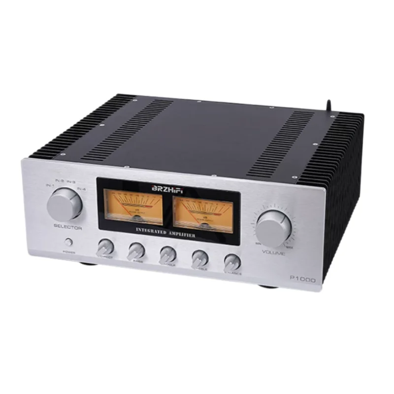 Weiliang audio BRZHIFI household high-power combined power amplifier P1000 high-fidelity HIEND line voltmeter head design Qualco