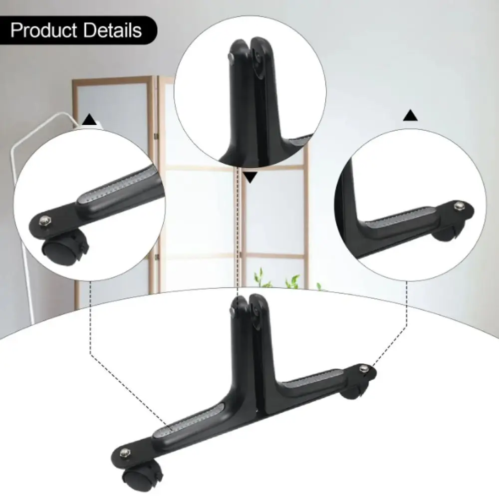 Adjustable Room Divider Screen Holder Movable Wheels Heavy Duty Room Divider Stand Holder Mobile Aluminum Alloy