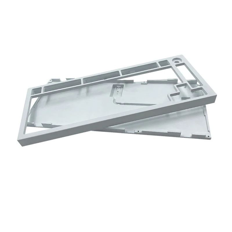 لوحة لوحة المفاتيح باستخدام الحاسب الآلي مخصصة عالية الجودة جودة مستقرة CNC سبائك الألومنيوم لوحة المفاتيح الميكانيكية قذيفة الضميمة