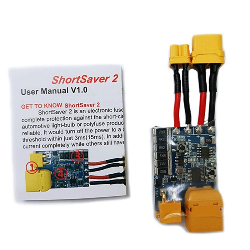 WOWFU-Shortsaver 2 Smart Smoke Stopper Electronic Fuse To Prevent Short-Circuit & Over-Current For FPV Racing RC Drone