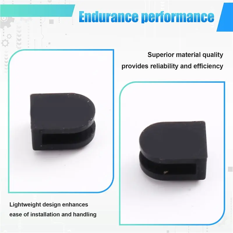 A99E-4Pcs Rubber Bump Stops For Audio Technica Dust Cover Lid AT-LP120 Turntable ATLP120 view 3
