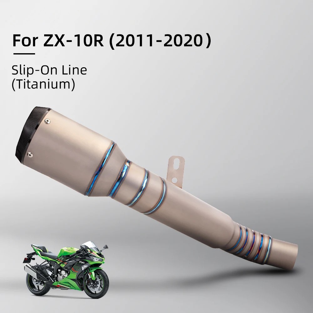 

Silp on for zx10r Motorcycle Exhaust Muffler Motorcycle Leak Pipe with DB Killer for Exhaust Muffler 2009-2020