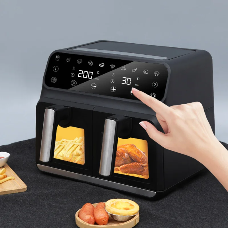 

Suitable forHot Selling Household Intelligent 7L Dual Mode Operation LED Display Digital Double Air Fryer