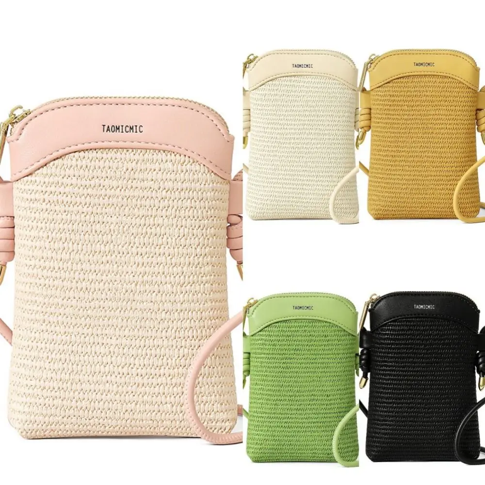 PU 가죽 매칭 휴대 전화 가방 크로스 바디 백 스퀘어 여성 숄더 백 모든 경기 틈새 수직 미니 소형 가방