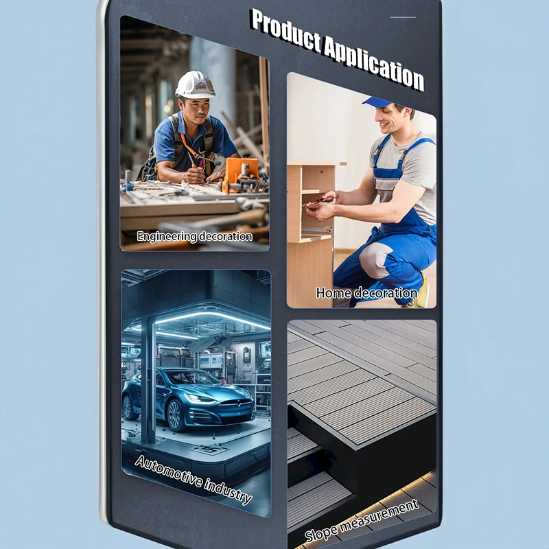 단면 자석 방수 IP54 디지털 경사계 전자 각도기 수평 경사계