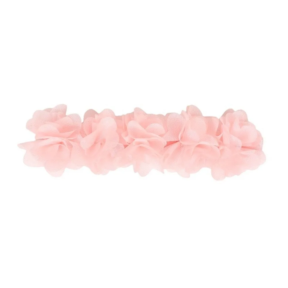 Cute Chiffon Flower Headband Multi-Layers Elastic Hair Band Princess Turban Hair Accessory for Children Newborn Toddler