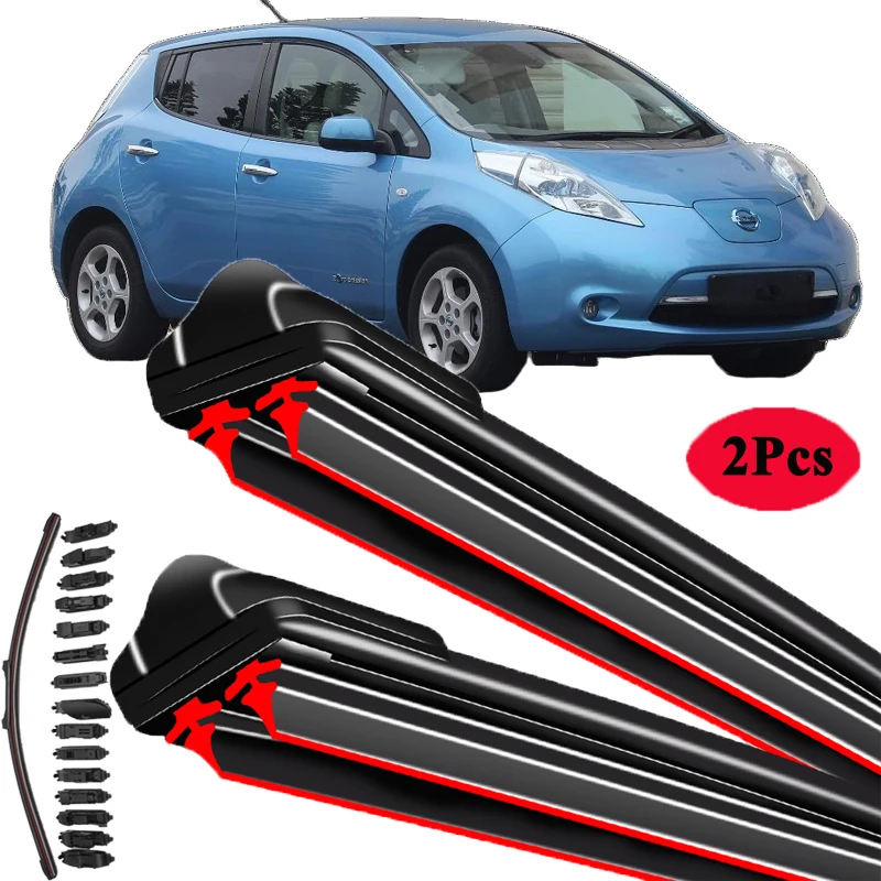

For Nissan Leaf ZE0 AZE0 2011 2012 2013 2014 2015 2016 2017 Windshield Windscreen Brushes Car Accessories Car Front Wiper Blades