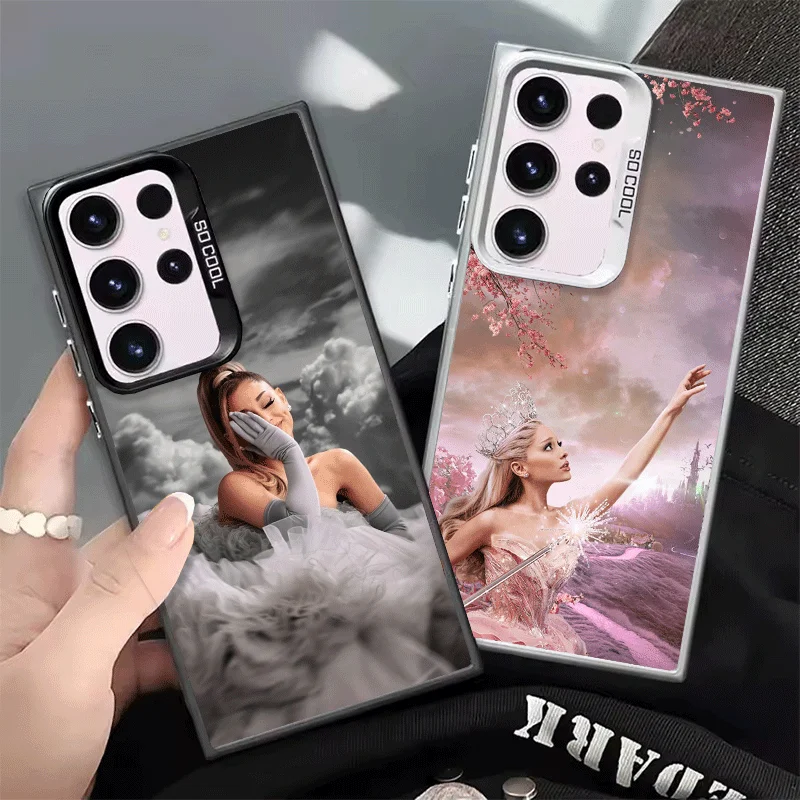 A-Ariana G-Grande Shockproof Phone Case for Samsung Galaxy S26 Edge S25 Ultra S24 FE S23 Plus S21 Cover Anti Fall Fundas