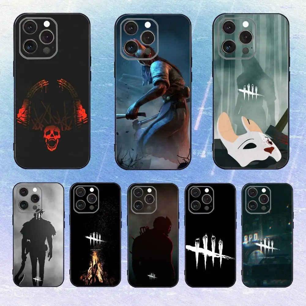 

Dead By-Day lightes Phone Case For iPhone 17,16,15,14,13,12,11 Plus,Pro Max,XS,Soft Silicone Black Cover