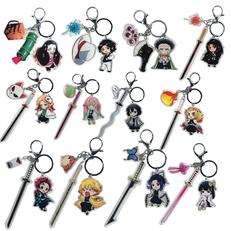 

Брелок для ключей Rengoku Kyoujurou Kamado Nezuko Tanjirou