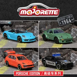 Majorette 1/64 Porsche 718 Boxster 934 Turbo 911 Collection of die-cast alloy car decoration model toys