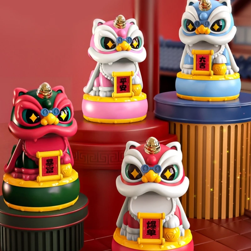 تمثال أسد Solar Dancing Dancing Dancing ABS يعزز أي بيئة بأهميته الثقافية الحية 87 هكتار