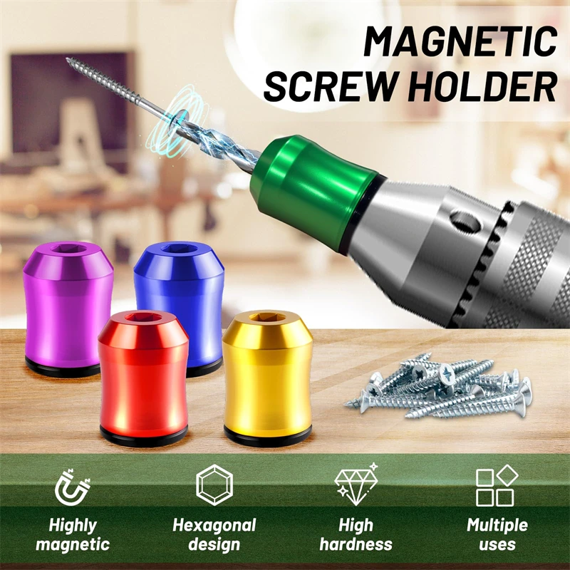 Strong Screwdriver Head Magnetic Ring Removable Household To