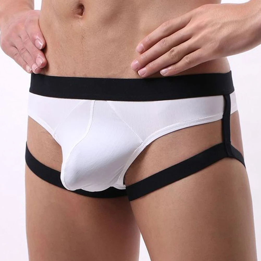 

For Home Wear White Breathable G-String See Through Thong For Men Briefs Seamless Underwear Brand New Condition Comfortable Fit
