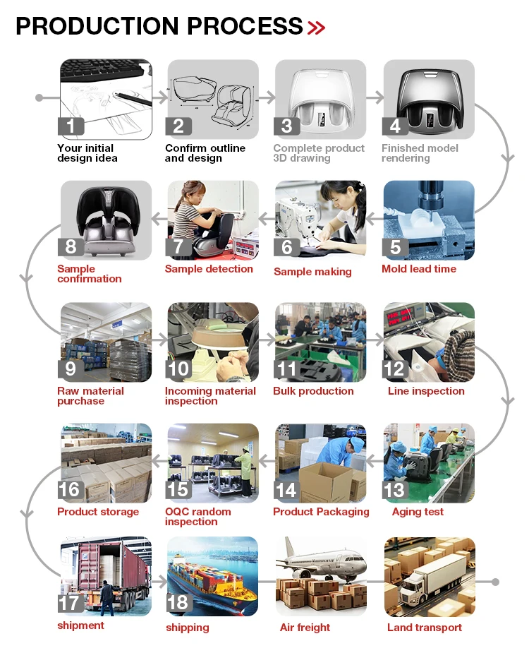 مدلك داريوس الإلكتروني شياتسو للقدم والساق مع بكرات ومدلك قدم كهربائي تهتز ضغط الهواء