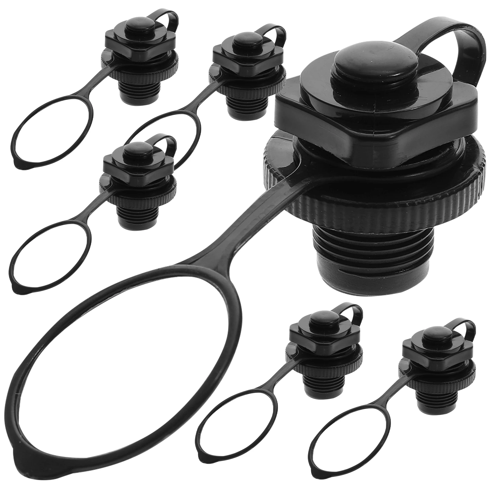 

Spiral Air Nozzle PVC Valve for Inflatable Kayak Boat Anti Leak Screw Thread Fishing Boat Accessories Inflation Pump Hose