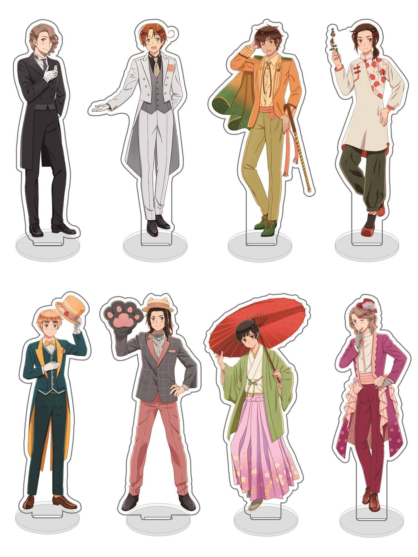15CM nuevo estilo Anime Axis Powers Hetalia soporte acrílico modelo Cosplay personajes ornamento accesorios productos colección regalos