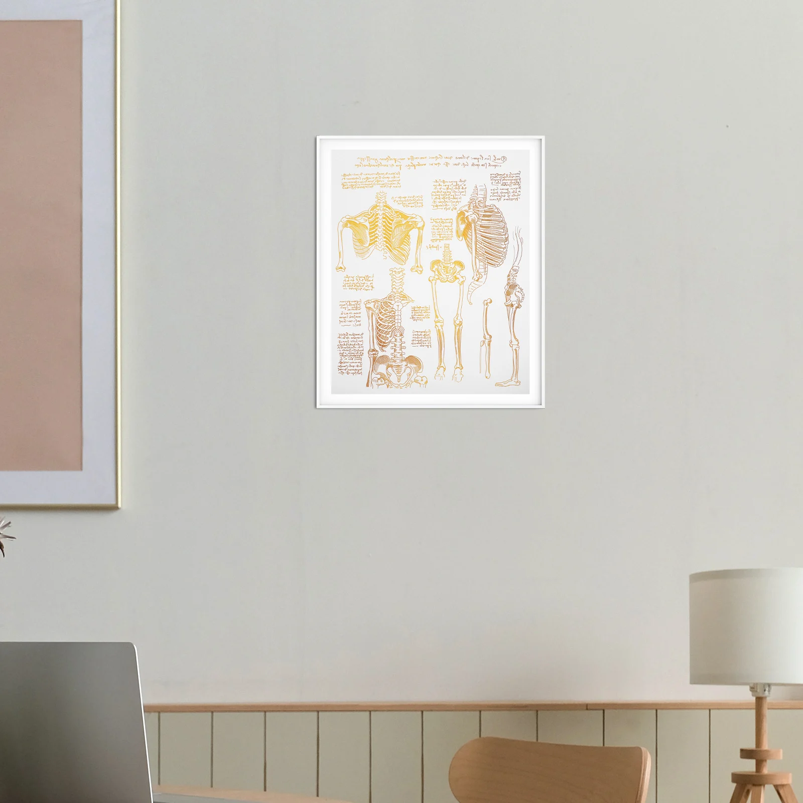 

Human Spine Wall Art Canvas Nordic Minimalist Durable Hospital Wall Decoration Anatomy Poster Nurse Nurse Office Decor