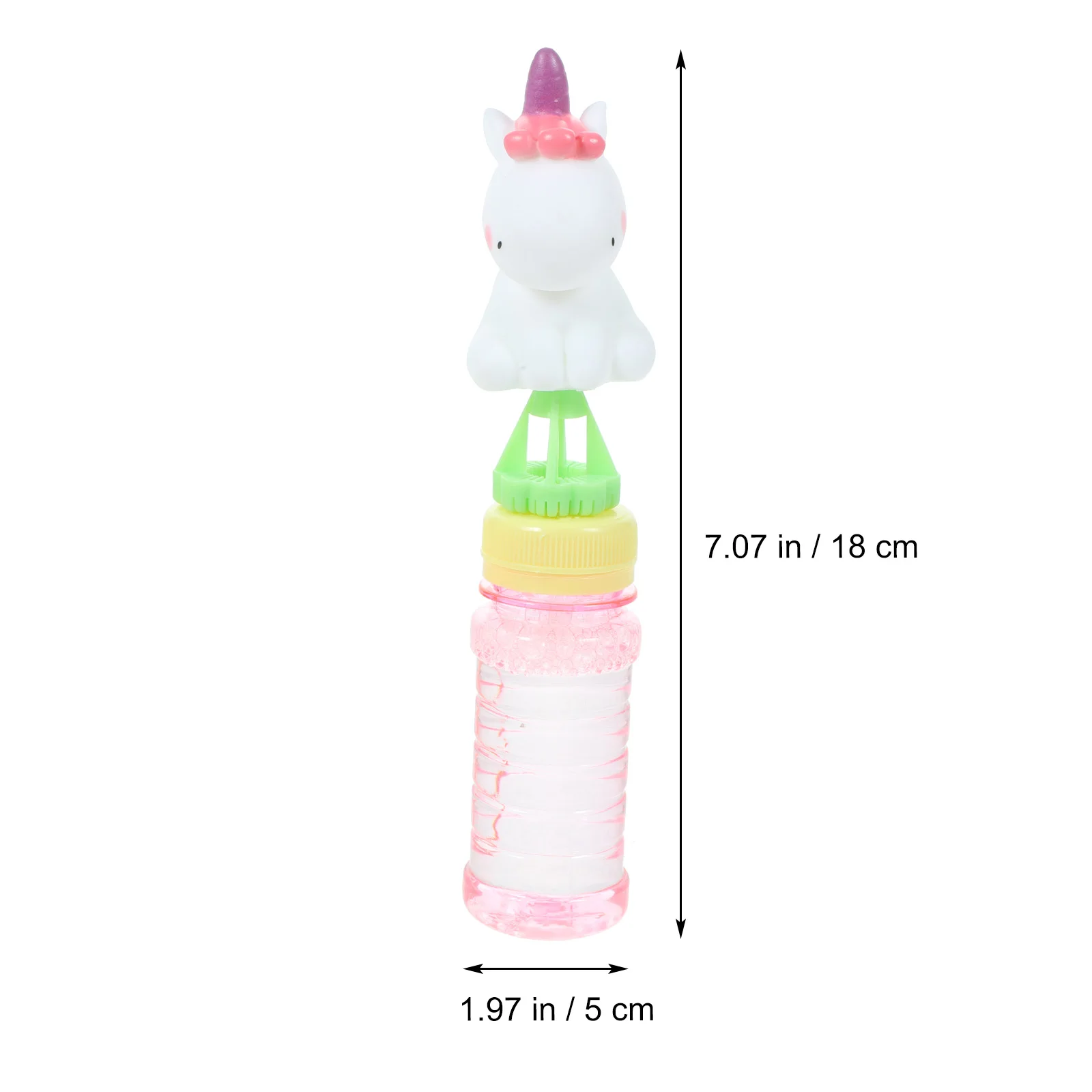 2 Pcs 미니 버블 스틱 지팡이 장난감 부는 지팡이 유아 생일 파티 호의 작은