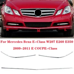 Front Bumper Bright Strip Chrome Trim Strip For Mercedes Benz E-Class W207 E260 E350 2009-2011