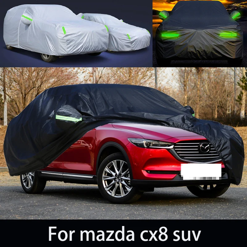 

For mazda cx8 auto anti snow, anti freezing, anti dust, anti peeling paint, and anti rainwater.car cover protection